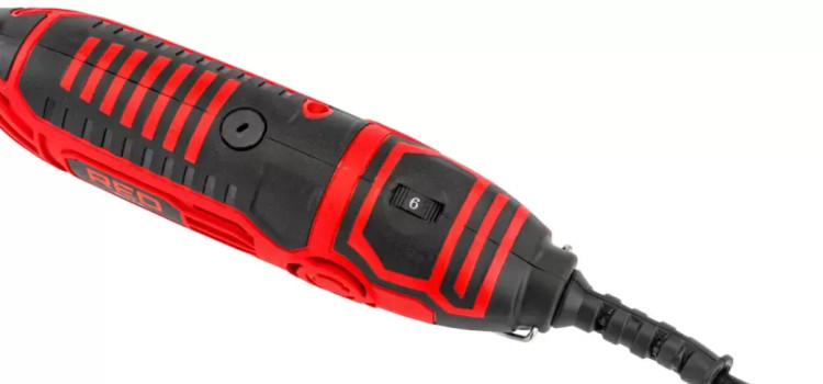 Мінішліфмашина пряма RED TECHNIC RTMST0115, пряма міні шліфувальна машина, компактна пряма шліфувальна машина