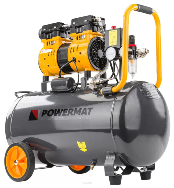 Безоливний компресор Powermat PM-KBO-50T, 50 л