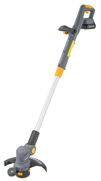 Тример акумуляторний Powermat PM-PKA-2AHM-PRO, електротример ручний, тример для трави, тример для газону