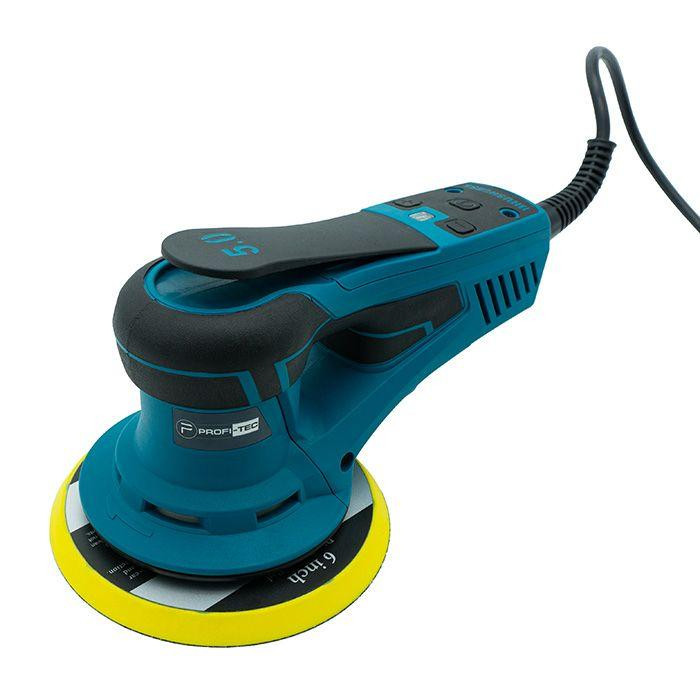 Ексцентрикова шліфувальна машина PROFI-TEC PEGM150-5 BRUSHLESS, орбітальна шліфувальна машина, вібраційна шліфувальна машина