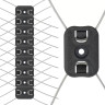 Набір триммерних головок (10 шт.) RED TECHNIC RTPKA0104-GL, головки для тримера 170 мм, дротяні головки