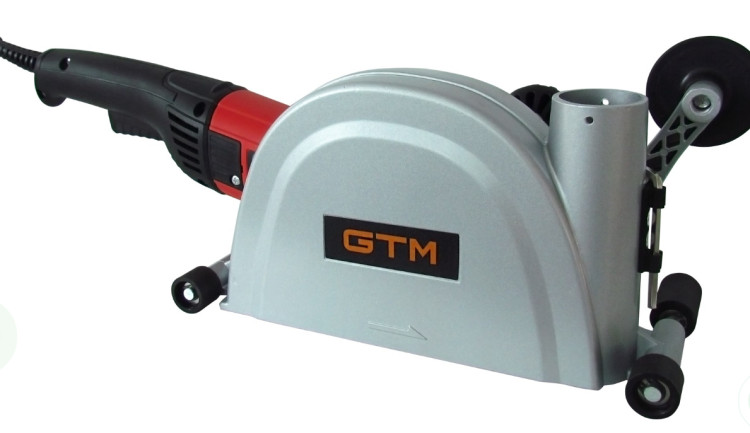 Штроборіз GTM WC125/1400E, штроборіз електричний, штроборіз по бетону, штроборіз з 2 дисками
