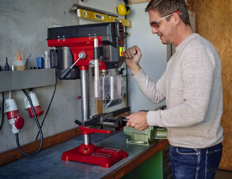 Свердлильний верстат Einhell TE-BD 550 E, верстат для свердління, настільний свердлильний верстат