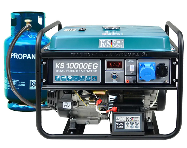 Двопаливний генератор Konner and Sohnen KS 10000E G