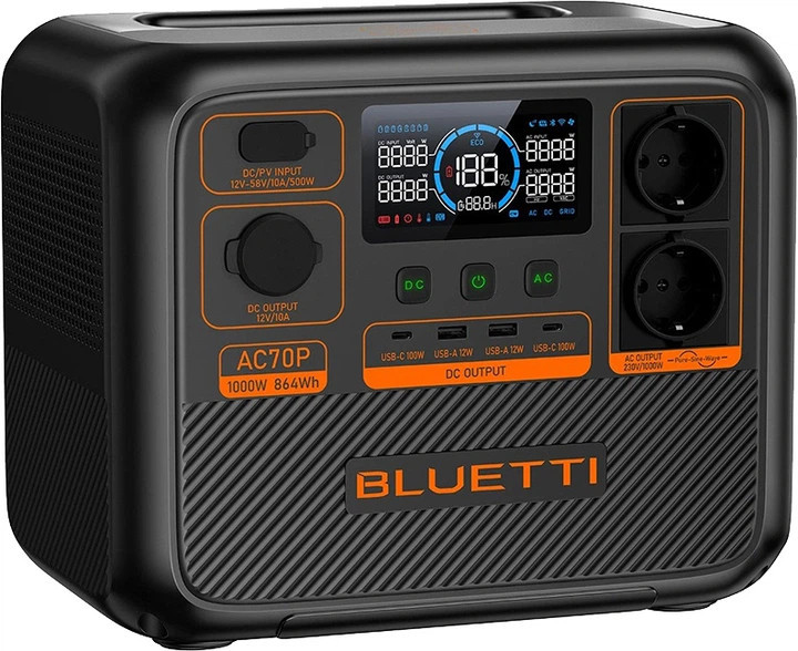 Зарядна станція Bluetti AC70P