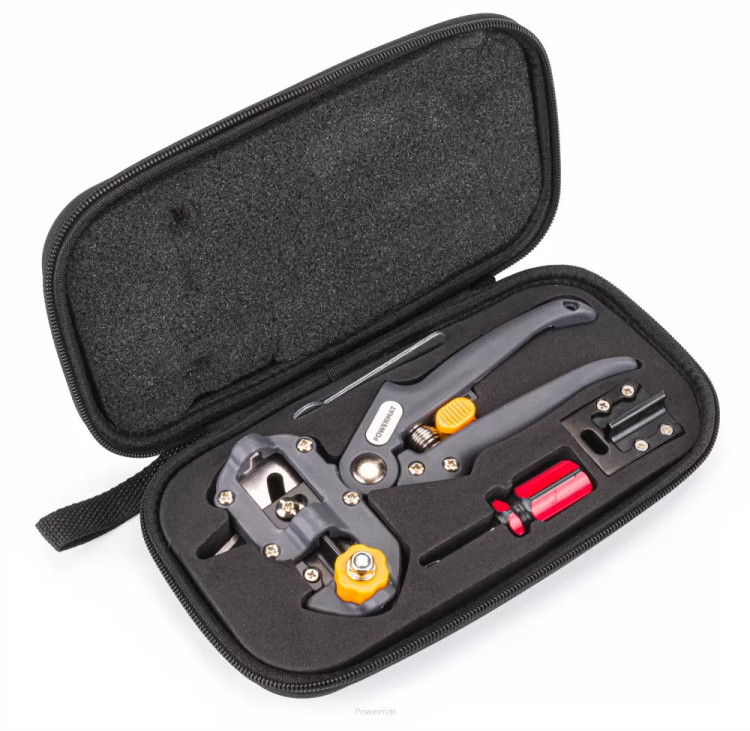 Секатор для щеплення Powermat PM-SDO-310BT, секатор для винограду, секатор із змінними матрицями