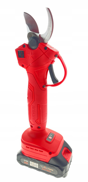 Акумуляторний секатор Midori 24V MJ-137, секатор акумуляторний, бездротовий секатор, Li-Ion секатор
