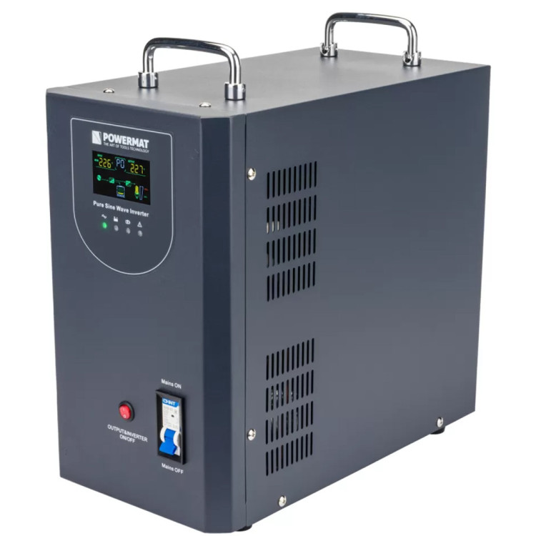Джерело безперебійного живлення 48v/3000VA Powermat PM-UPS-3000MP, ДБЖ для комп'ютера, ДБЖ для котла, ДБЖ 220В