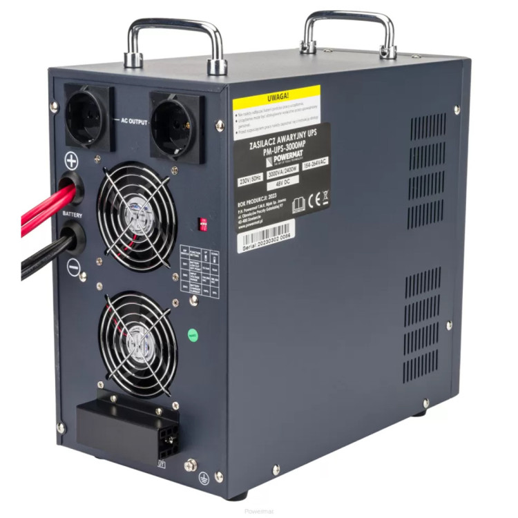 Джерело безперебійного живлення 48v/3000VA Powermat PM-UPS-3000MP, ДБЖ для комп'ютера, ДБЖ для котла, ДБЖ 220В