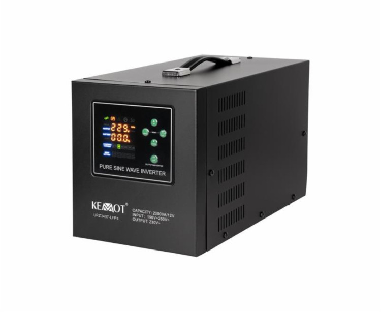 Джерело безперебійного живлення (ІБП) KEMOT PROsinus 2000 12/230 V (2000VA/1200W) URZ-3407-LFP4