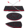 Шліфмашина багатофункціональна RED TECHNIC RTSMO0060, мультишліфмашина, шліфкомбайн, шліфмашина 3в1