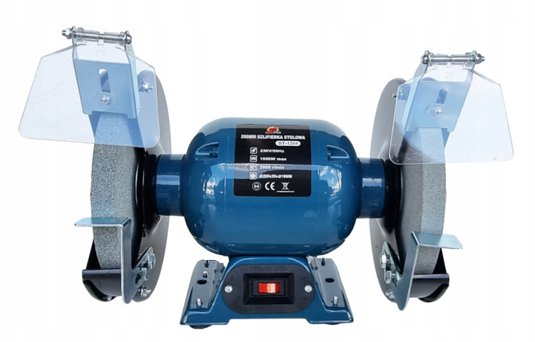 Шліфувальний верстат BULL-TECH BT-1264 1950 W, шліфстанок, стаціонарний шліфстанок, настільний верстат 1950 Вт