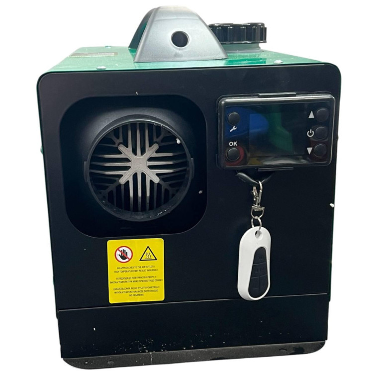 Автономний дизельний нагрівач TIREX TRDH12KW 12 кВт, 12 В/220 В, електронне керування, пульт ДК, підлоговий