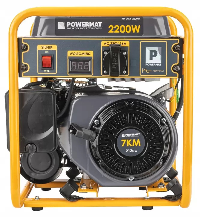 Генератор інверторний Powermat Powermat PM-AGR-2200IM 2,2 кВт, бензиновий генератор, генератор 2.2 кВт