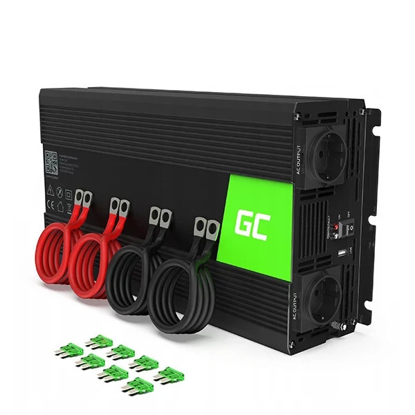 Інвертор 1000W/2000W DC-AC Green Cell INVGC09, інверторний зварювальний апарат, зварювальний інвертор