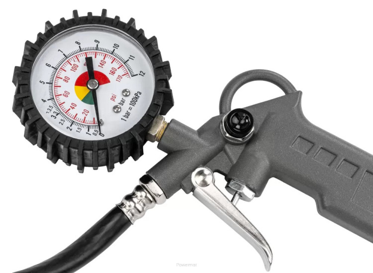 Набір пневмоінструментів Powermat PM-ZNP-6T, пневматичний гайковерт, ударний гайковерт