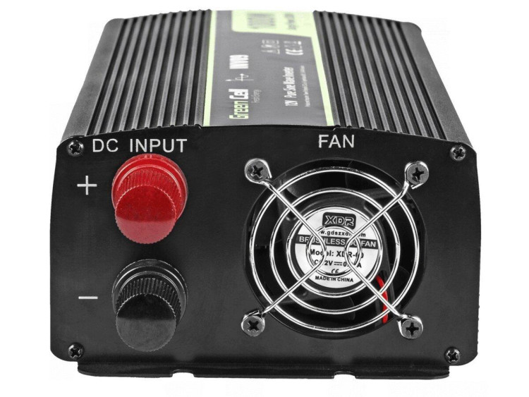 Інвертор Green Cell 12V на 230V, інвертор напруги 12В-230В, портативний інвертор, інвертор 2000 Вт