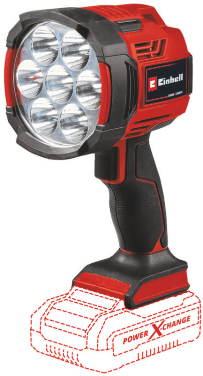 Прожектор гібридний Einhell TE-CL 18/2500 LiAC-solo, гібридний світильник, прожектор сонячно-акумуляторний