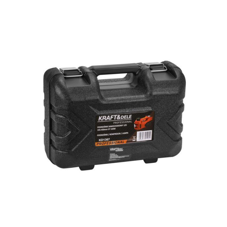 Набір автомобільний: компресор +домкрат Kraft&Dele KD1367, автонобір компресор домкрат, компресор та домкрат