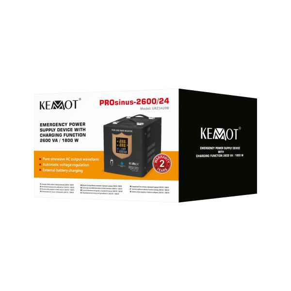 Джерело безперебійного живлення PROsinus-2600/24B KEMOT, джерело безперебійного живлення, ДБЖ для комп'ютера