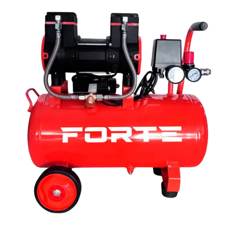 Компресор безоливний FORTE 1280W-24L, 24 л, 1.28 кВт, 8 барів, 170 л/хв