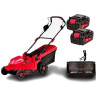 Газонокосарка акумуляторна Haisser HS LM2137B-Z + 2 акуми та ЗП (118273)