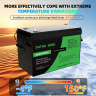 Акумулятор DATOUBOSS 100Ah LiFePO4, 25.6 V, 100 A BMS, Deep Cycle Battery, для кемпінгу та резервного живлення