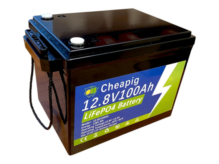 Акумулятор Cheapig LiFePO4 12 V 100 Ah 1280Wh