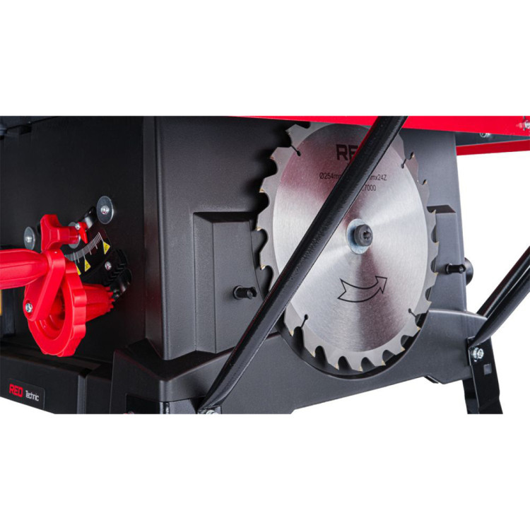 Пила циркулярна RED TECHNIC RTPSD0081, циркулярка ручна, дискова пилка, електропилка циркулярна