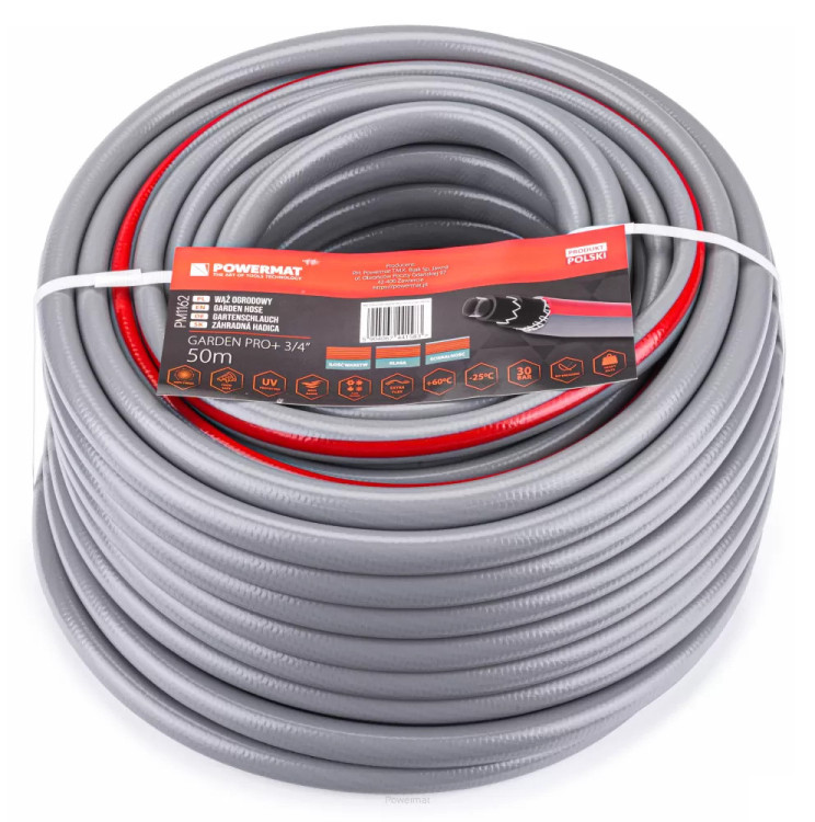 Садовий шланг Powermat GARDEN PRO+ 3/4" 50 м, шланг для поливу, шланг для поливу, садовий шланг 50 м