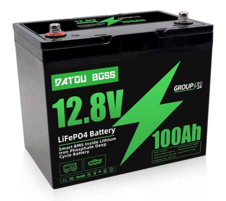 Акумулятор Datouboss LiFePO4 12 V 100 Ah (6000 циклів), BMS, 1280 Вт·год