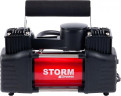 Автомобільний двопоршневий компресор 10 атм 85 л/хв STORM Bi-Power 20400, компресор двопоршневий 10 атм