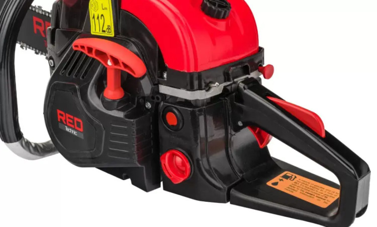 Бензопила RED TECHNIC RTPSP0035, бензопила, мотопила, ланцюгова пилка, бензопила 4,25 кВт / 5,7 к.с.