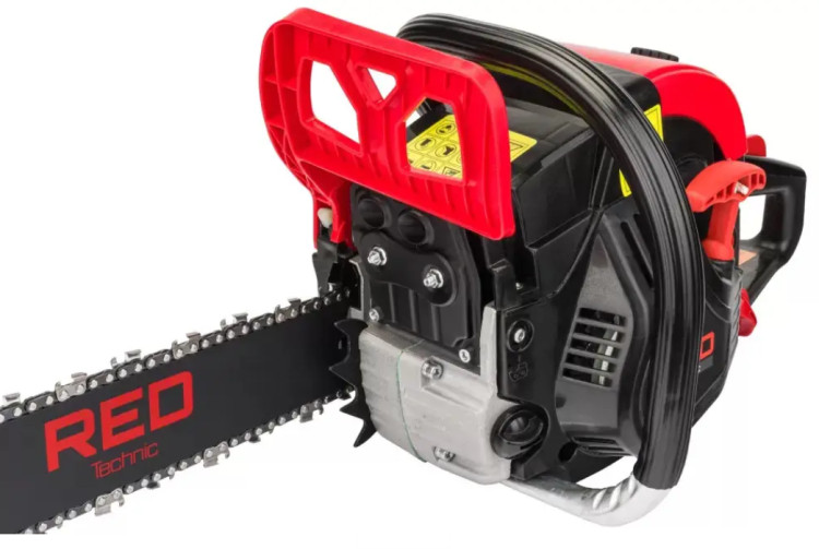 Бензопила RED TECHNIC RTPSP0035, бензопила, мотопила, ланцюгова пилка, бензопила 4,25 кВт / 5,7 к.с.