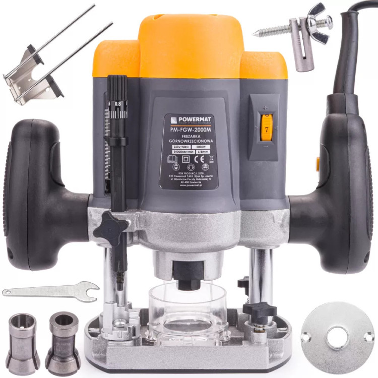 Фрезер Powermat PM-FGW-2000M, фрезер Powermat, фрезер Powermat PM-RK, ручний фрезер Powermat