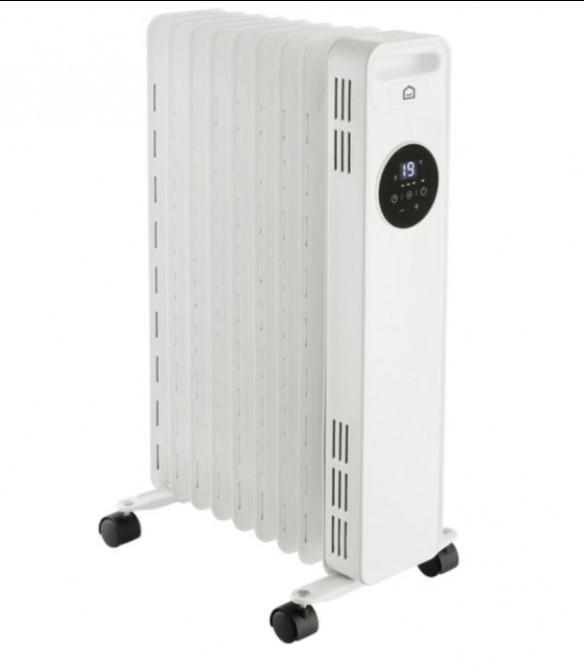 Масляний електричний обігрівач GoodHome 2000 Вт 9 ребер, Масляний обігрівач на 9 секцій