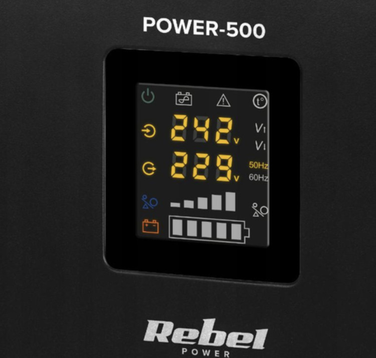 Джерело безперебійного живлення Rebel 300Вт, ІБП 12В, інвертор для котла, резервне живлення насоса, стабілізатор напруги