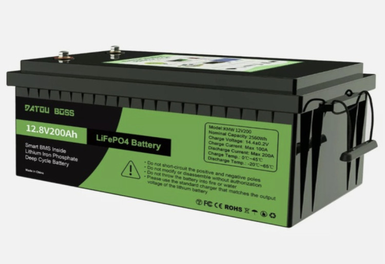 Акумулятор LiFePO4 200Ah 12.8 V Datou Boss (літій-залізо-фосфатний, BMS)