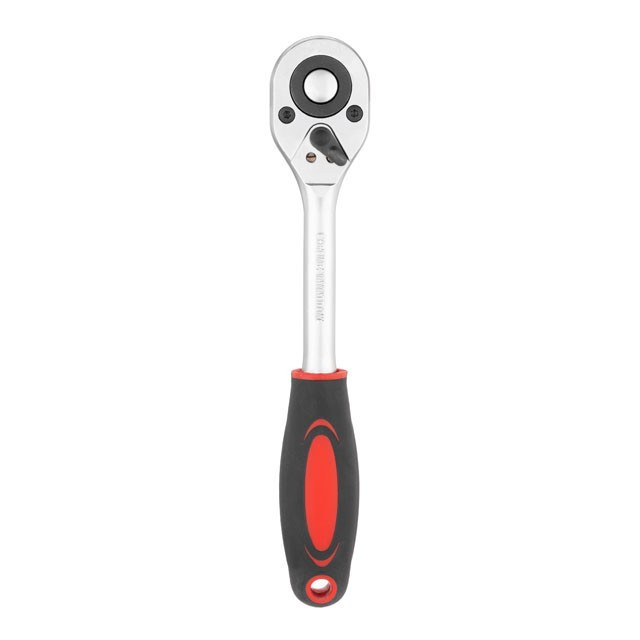 Рукоятка з храповим механізмом на 24 зуби 1/2'' CrV INTERTOOL HT-2106, храповий ключ, тріскачка на 24 зуби