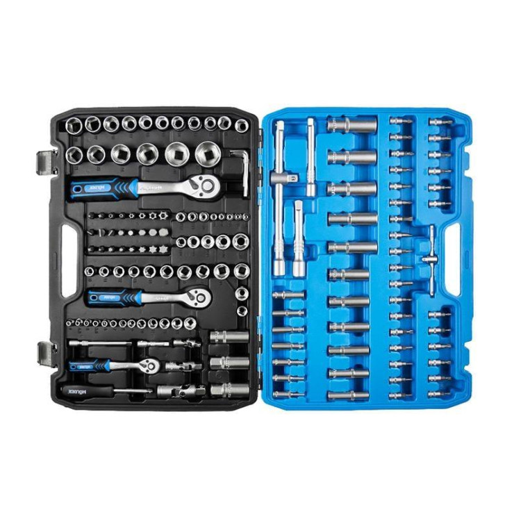 Професійний набір інструментів Molder 1/2"&1/4"&3/8" 72T CR-V на 151 ялин.