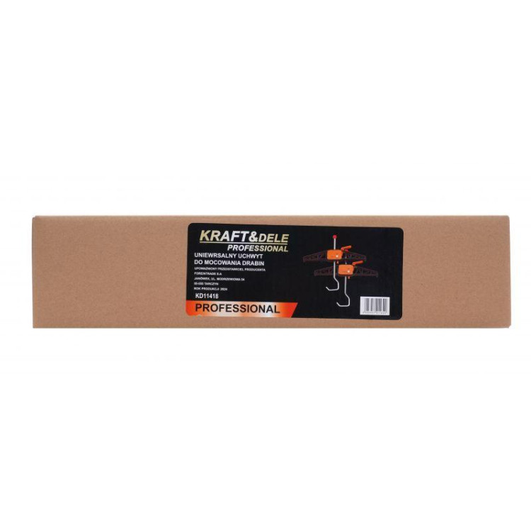 Кронштейн для кріплення сходів Kraft&Dele KD11418, кріплення для драбини, гак для перевезення сходів, утримувач для драбини