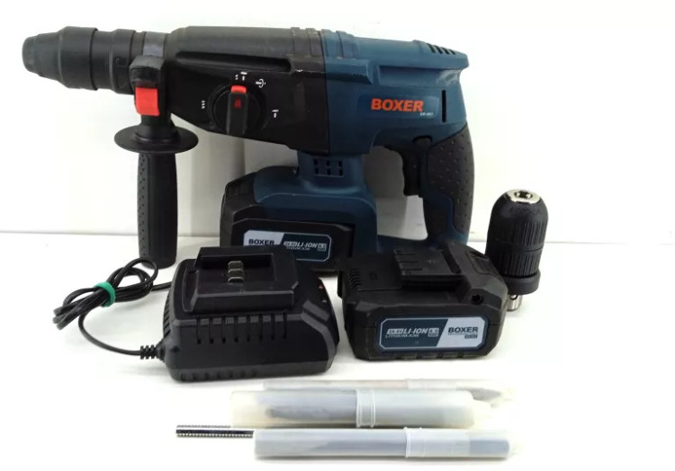 Перфоратор Boxer SDS Plus 24 Вт SR083 Синій бездротовий перфоратор, перфоратор на акумуляторі
