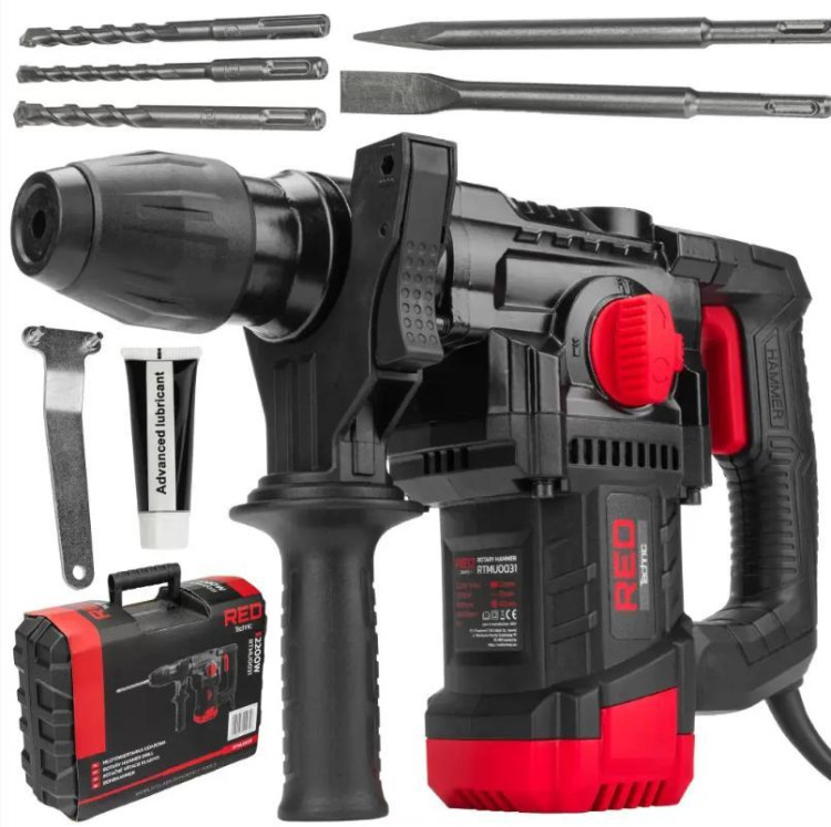 Відбійний молоток RED TECHNIC RTMU0031, відбійний молоток, перфоратор відбійний, відбійка електрична