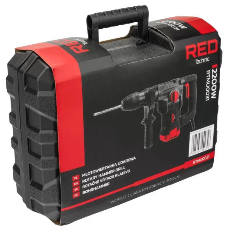 Відбійний молоток RED TECHNIC RTMU0031, відбійний молоток, перфоратор відбійний, відбійка електрична
