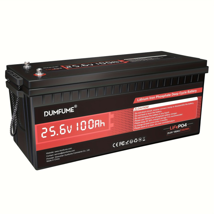 Акумулятор LiFePO4 DUMFUME 25.6V 100Ah