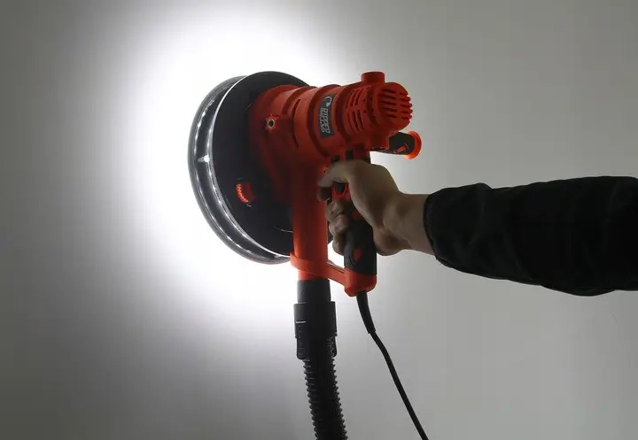 Шліфувальна машина для стін 1200 Вт RIPPER з підсвічуванням