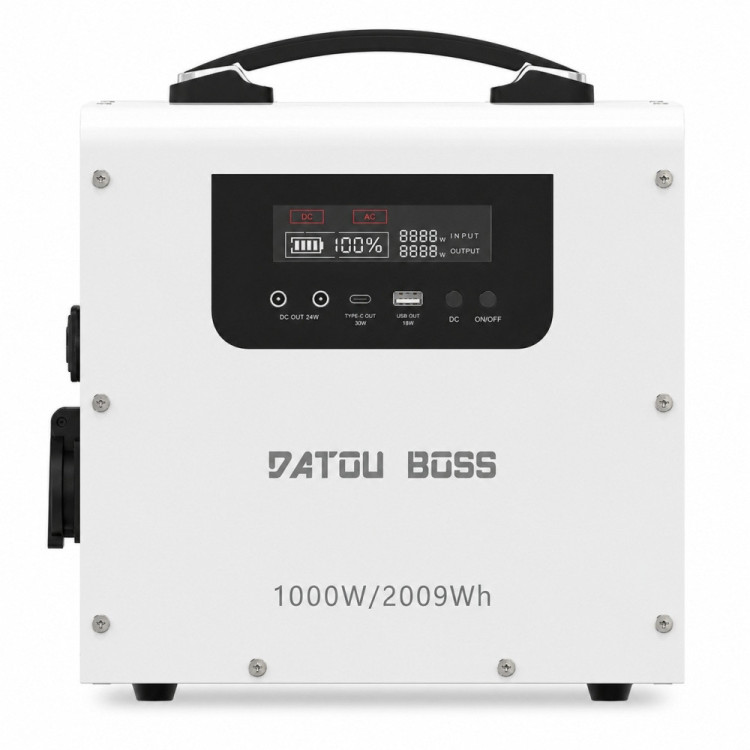 Зарядна станція Datouboss портативна з низьким рівнем шуму LiFePo4 2009 Вт·год