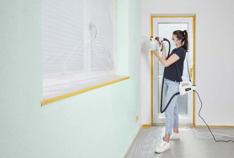 Краскопульт Wagner W450 Wall Sprayer, пульверизатор фарби, фарборозпилювач, електричний фарборозпилювач