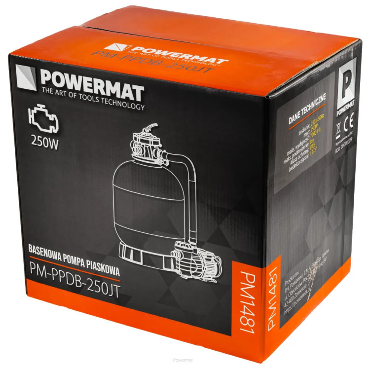 Пісочний насос для басейну Powermat PM-PPDB-250JT