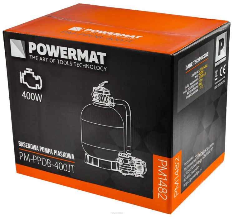 Пісочний насос для басейну Powermat PM-PPDB-400JT